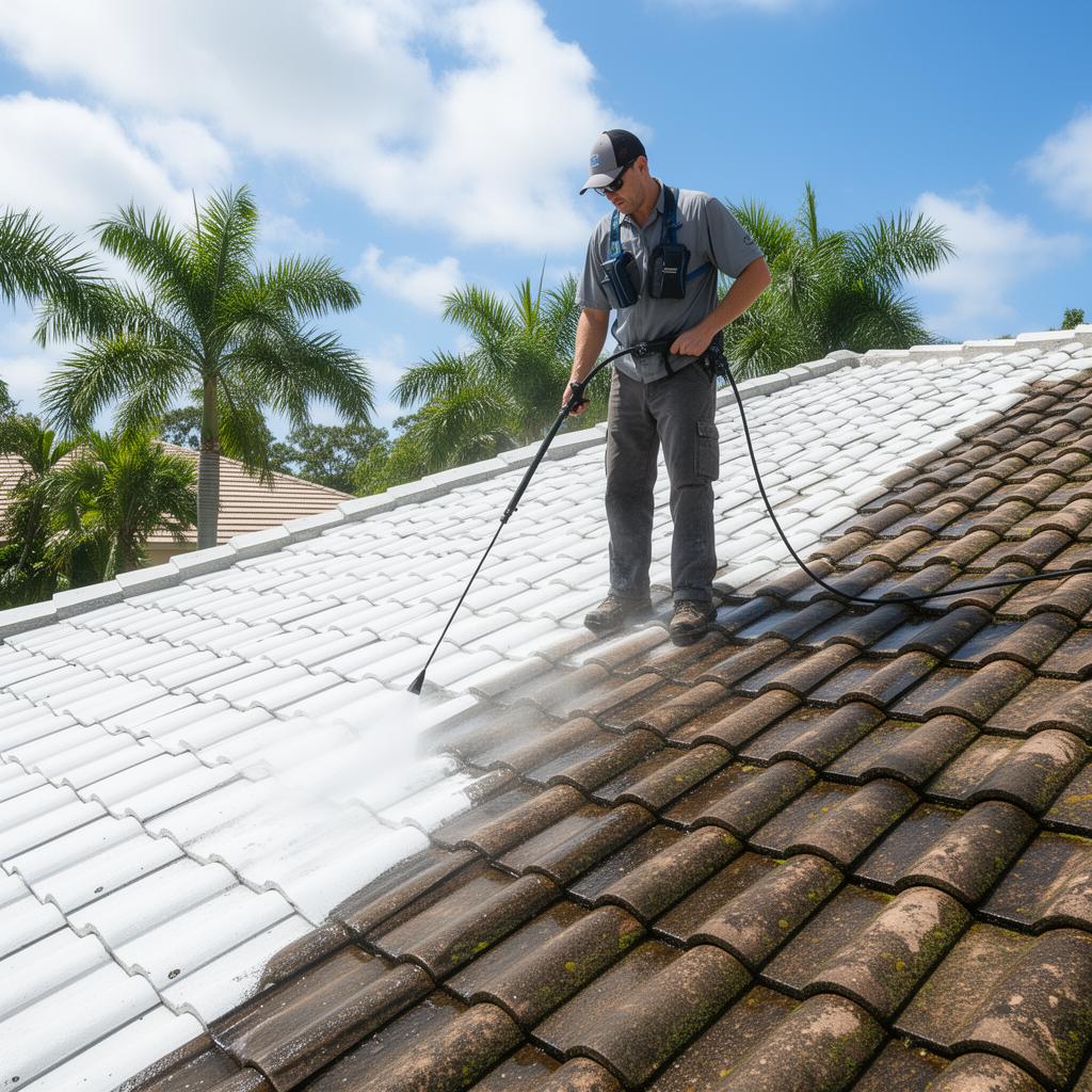 Roof Soft Washing